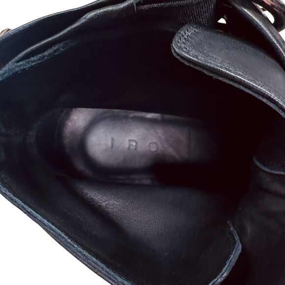 IRO Omel Black Leather Bootie - Size 40 (8.5US) - $450 Retail - Picture 6 of 10